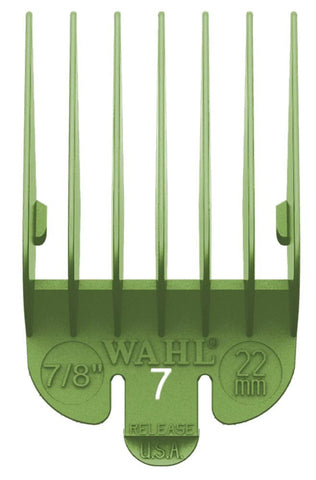 Wahl Attachment Comb Green #7 7/8'' 22mm Cut - Budget Salon Supplies Retail