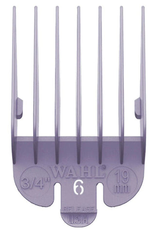 Wahl Attachment Comb Mauve #6 3/4'' 19mm Cut - Budget Salon Supplies Retail