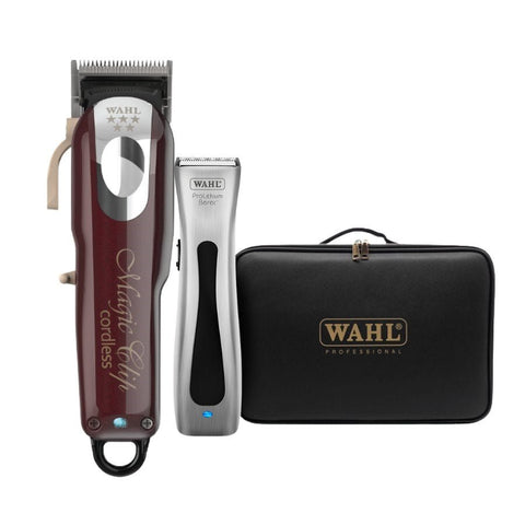 Wahl Magic Clipper & Beret Black & Gold Case - Budget Salon Supplies Retail