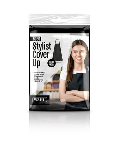 Wahl Polyester Apron With Strap-Black - Budget Salon Supplies Retail