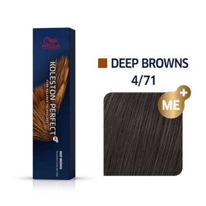 Wella Koleston Perfect 4/71 60G Medium Brown Brown Ash - Budget Salon Supplies Retail