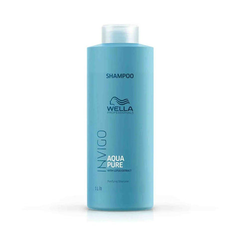 Wella Professionals Invigo Aqua Pure Purifying Shampoo 1L - Budget Salon Supplies Retail