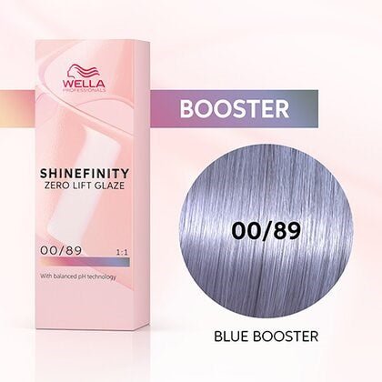Wella Shinefinity 00/89 Blue Booster 60ml - Budget Salon Supplies Retail
