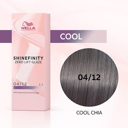 Wella Shinefinity 04/12 Cool Chia 60ml - Budget Salon Supplies Retail