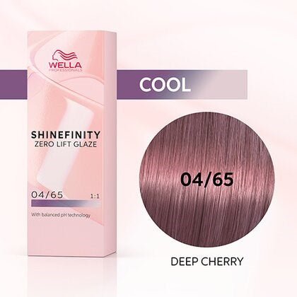 Wella Shinefinity 04/65 Deep Cherry 60ml - Budget Salon Supplies Retail