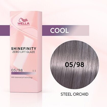 Wella Shinefinity 05/98 Steel Orchid 60ml - Budget Salon Supplies Retail