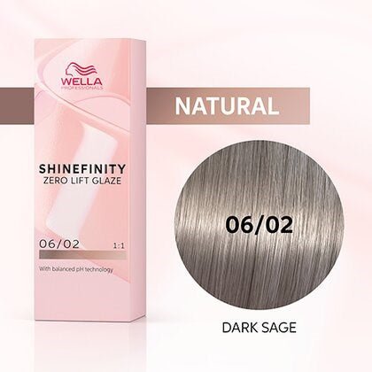 Wella Shinefinity 06/02 Dark Sage 60ml - Budget Salon Supplies Retail