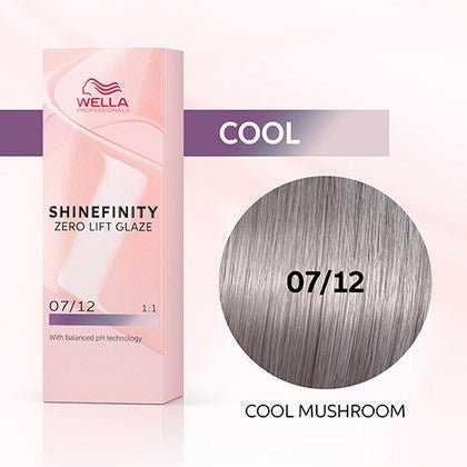 Wella Shinefinity 07/12 Cool Mushroom 60ml - Budget Salon Supplies Retail