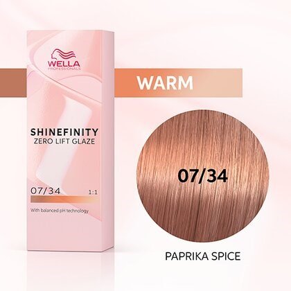 Wella Shinefinity 07/34 Prapika Spice 60ml - Budget Salon Supplies Retail