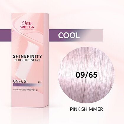Wella Shinefinity 09/65 Pink Shimmer 60ml - Budget Salon Supplies Retail