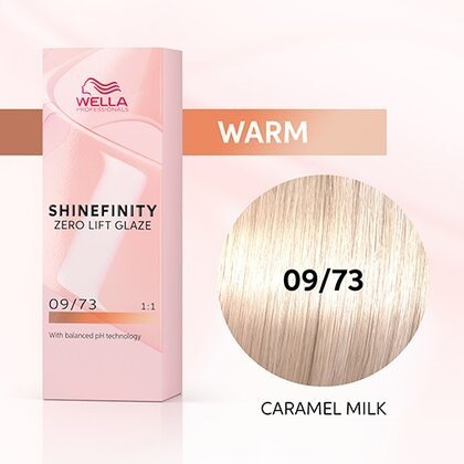 Wella Shinefinity 09/73 Caramel Milk 60ml - Budget Salon Supplies Retail