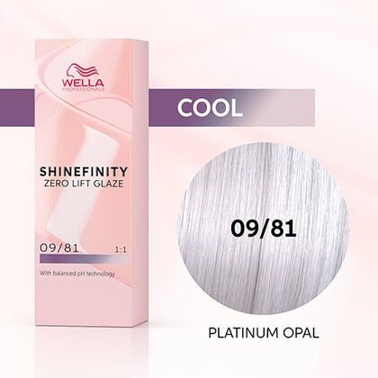 Wella Shinefinity 09/81 Platinum Opal 60ml - Budget Salon Supplies Retail