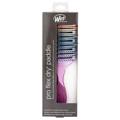 Wet Brush Pro Flex Dry Paddle - Bold Ombre Purple - Budget Salon Supplies Retail
